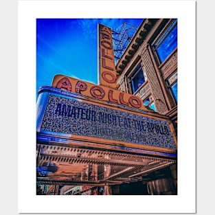 Apollo Theater Skyline Harlem Manhattan NYC Posters and Art